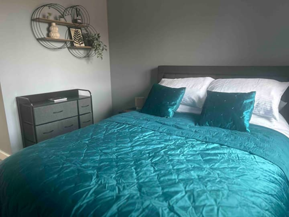 Bedroom 1 with king size bed